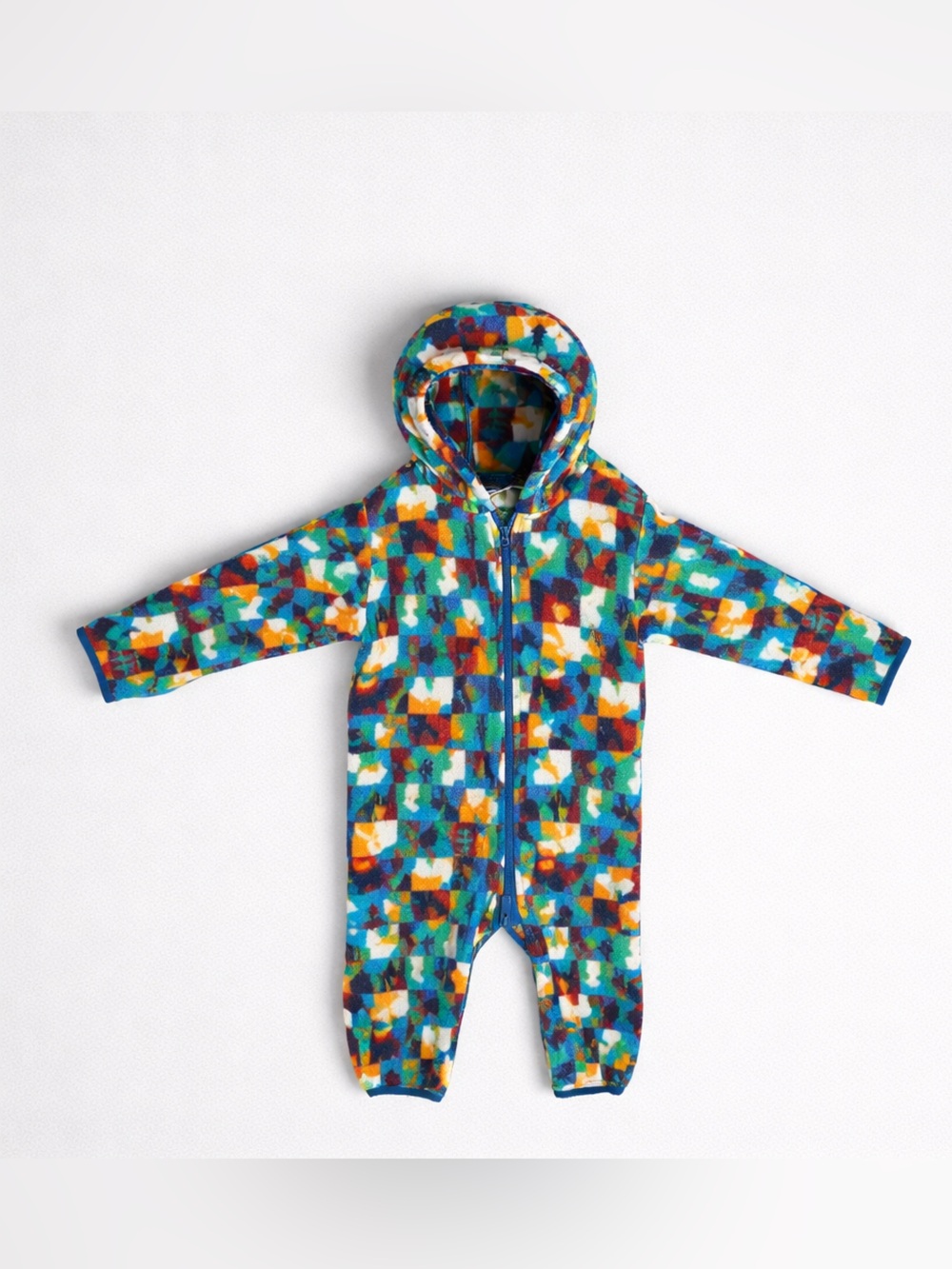 Columbia Baby Fleece Suit 6-12M Multicolor Zip-Up Snowsuit